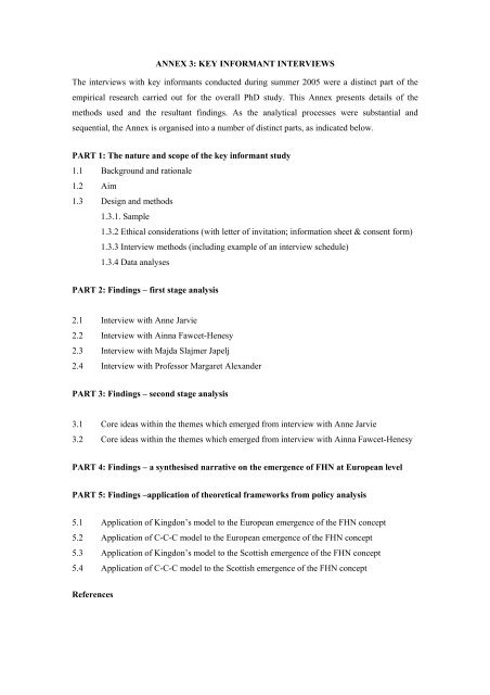 What is an annex in a document picture