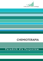 Informator chemioterapia - Wielkopolskie Centrum Onkologii