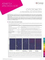 in vitro PHARMACOLOGY 2011 CATALOG - Cerep