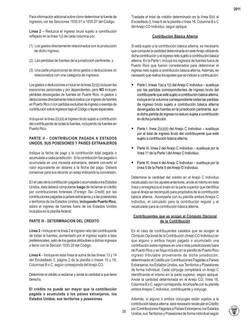 INSTRUCCIONES PLANILLA LARGA 2010 - Departamento de ...