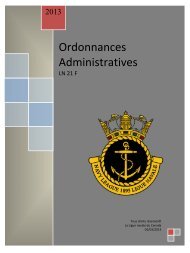 ordonnances administratives de la ligue navale - The Navy League ...