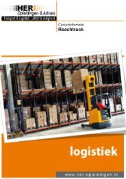 Logistiek - Reachtruck - HER Opleidingen