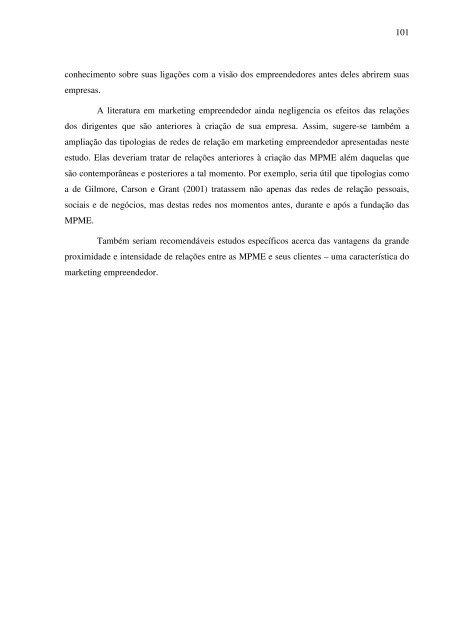 Marketing empreendedor e rede de relaÃ§Ã£o - Departamento de ...