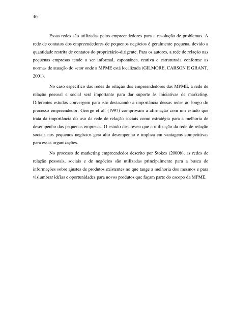 Marketing empreendedor e rede de relaÃ§Ã£o - Departamento de ...