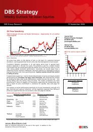 DBS Strategy - the DBS Vickers Securities Equities Research