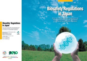 Biosafety Regulations in Japan