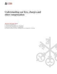 Understanding our fees, charges and other - Online Services - UBS