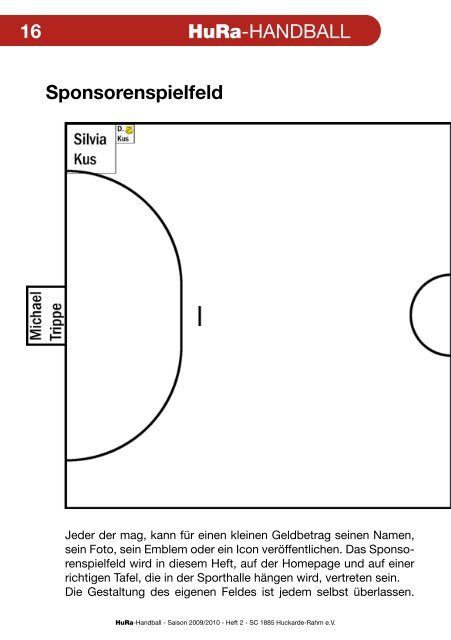 Spielberichte - SC-Huckarde-Rahm