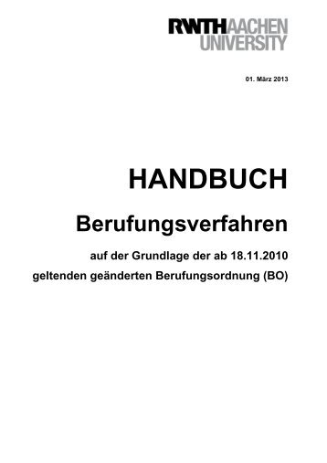 HANDBUCH - Human Resources, Gender and Diversity Management