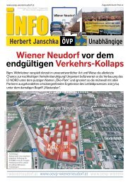 Wiener Neudorf vor dem endgÃ¼ltigen Verkehrs-Kollaps - Oevp ...