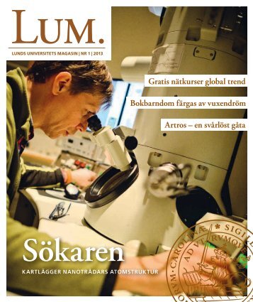LUM 1 â 2013 - Humanekologi Lunds universitet