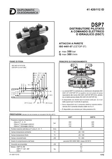 Scheda tecnica 41420 (IT) - Duplomatic