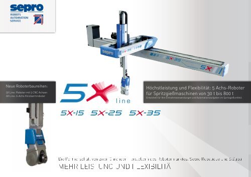 Technische Unterlagen 5X Line