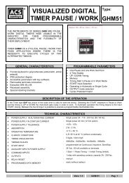 visualized digital timer pause / work - ACS-CONTROL-SYSTEM GmbH