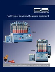 GB - Fuel Injection Service Equipment Flyer - All World, Inc.