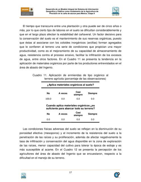 Diagnostico, modelaje y recomendaciones - Etapa II