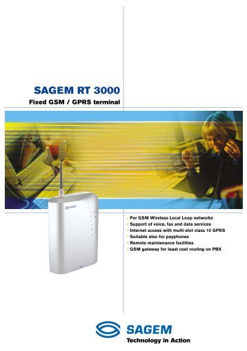 SAGEM RT 3000 - Sagemcom