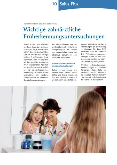 Die neuen Gesundheitskurse - Salus BKK