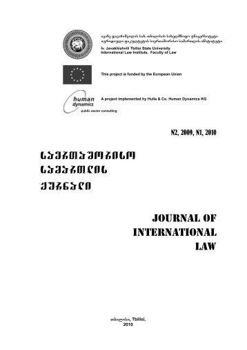 Journal International Law_N2-09_N1-10.indd