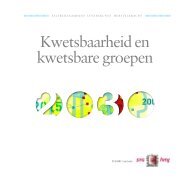 kwetsbaarheid en kwetsbare groepen - STG / Health Management ...