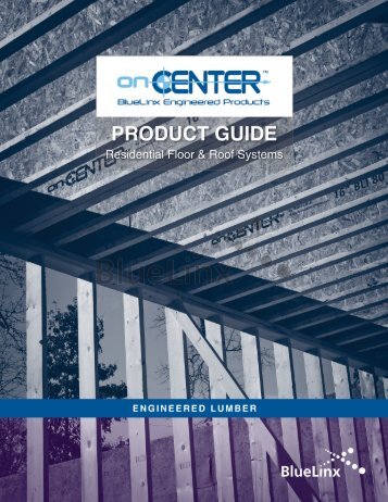 onCENTER Product Guide - BlueLinx