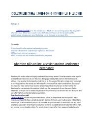 Abortion pills manual, a friend of women