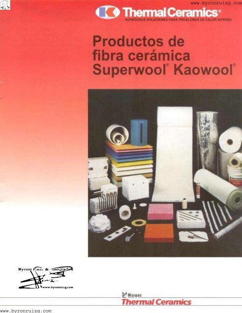 Productos de Fibra Ceramica Superwool Kaowool.pdf
