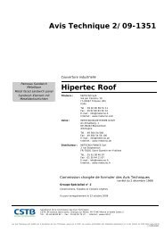 HIPERTEC ROOF D fabriqué dans l'usine allemande - Metecno ...