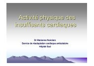 Activité physique des insuffisants cardiaques