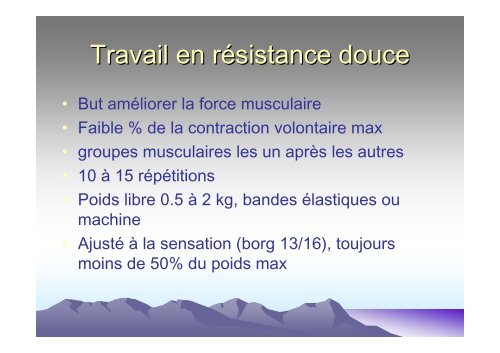 Activité physique des insuffisants cardiaques