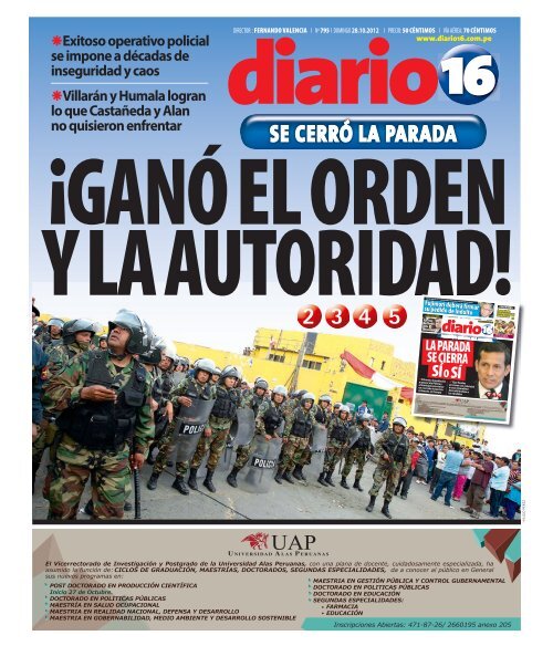 SE CERRÃ LA PARADA - Diario 16