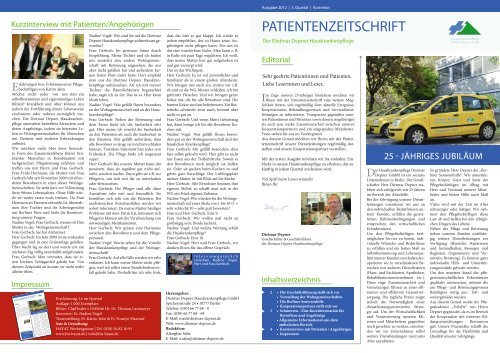 PATIENTENZEITSCHRIFT - Hayat Werbeagentur Berlin-NeukÃ¶lln