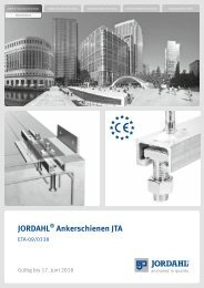 JORDAHL Ankerschienen JTA (ETA-09/0338)