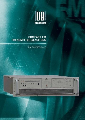 Technical Brochure - DB Broadcast