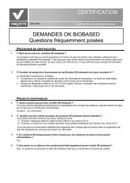 CERTIFICATION DEMANDES OK BIOBASED ... - OK compost