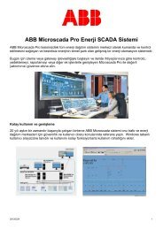 ABB Microscada Pro Enerji SCADA Sistemi
