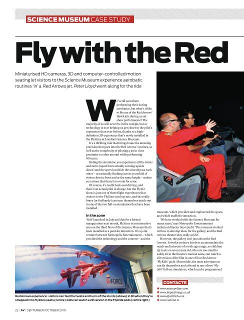 Red Arrows take off with Fly3D - MaxFlight Corporation