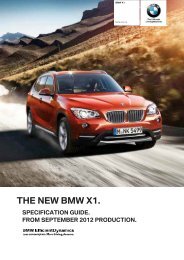 the new bmw x1.  specification guide. from ... - BMW New Zealand