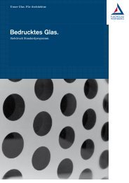 Siebdruck Standardprogramm - FLACHGLAS Wernberg