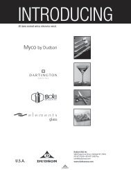 Myco by Dudson - Dudson USA