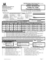 ENERGY RESIDENTIAL SUBMITTAL FORM ... - King County