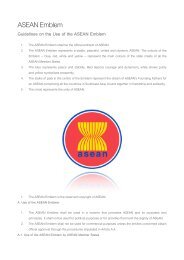 A. Use of the ASEAN Emblem - Thai Embassy and Consulates