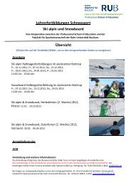 Lehrerfortbildungen Schneesport - Professional School of Education ...