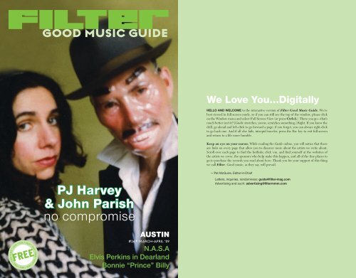 PJ Harvey & John Parish no compromise - FILTER Magazine