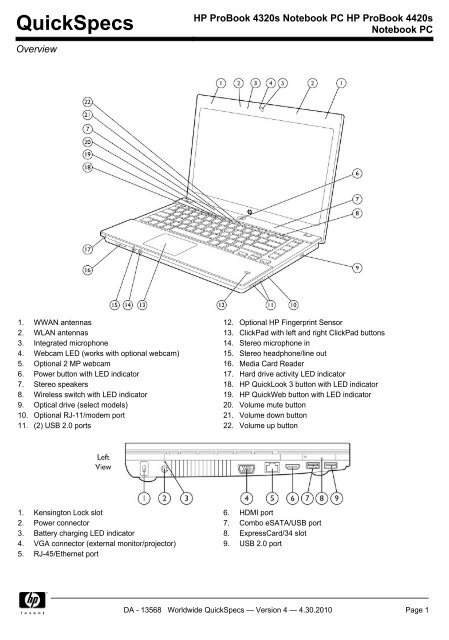 Refurbished: HP Laptop ProBook Intel Core i5 1st Gen 430M (2.26GHz