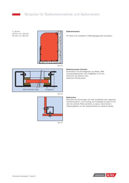 Montageanleitung Fundermax HPL-Platten