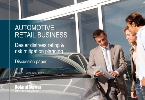 Automotive Retail Business Study (PDF, 1698 KB) - Roland Berger