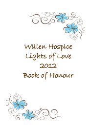 online - Willen Hospice