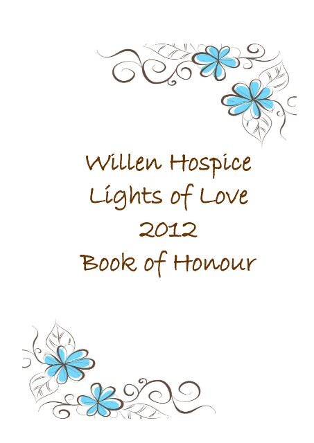 online - Willen Hospice