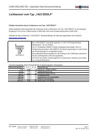 Lichtsensor vom Typ â1423 EDS/LFâ - ABL Sursum